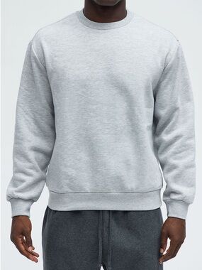 Fashion Nova Men's Crewneck Sweater - Heather Light Gray NWOT